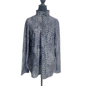 SnoSkins Size XL  Top Long Sleeve Shirt Sweater 1/4 Zip